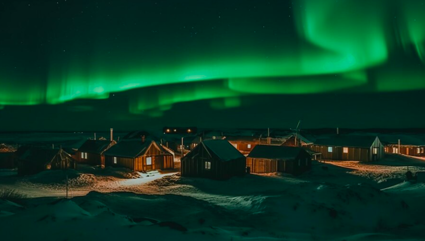 Disfrutar del fin de año en Reikiavik con las auroras boreales