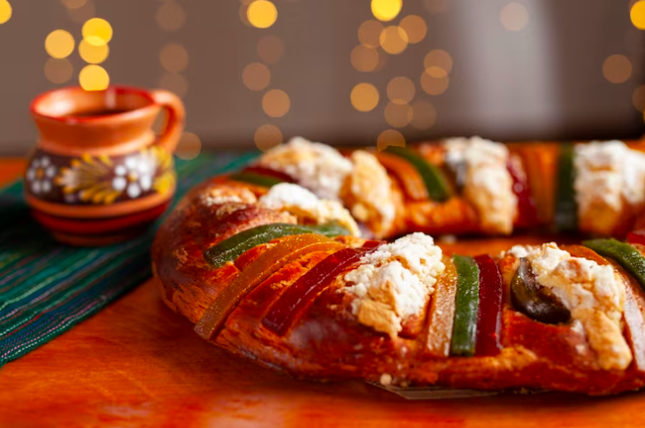 Rosca de Reyes mexicana 
